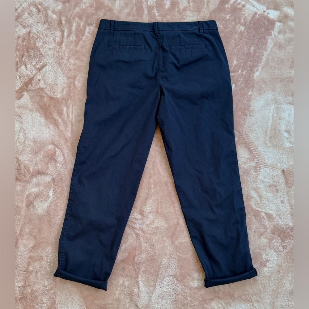 TALBOTS - Navy Relaxed Chino Pants - Picture 5 of 6